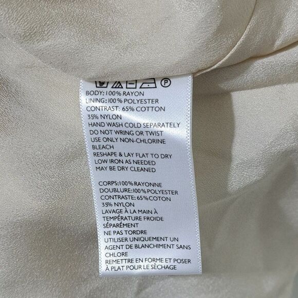 Urban Outfitters Cooperative Square Neck Lace Sleeveless Dress With Pockets Sz 2 - Picture 7 of 7